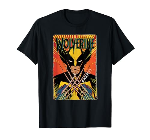 Marvel Studios X-Men ’97 Wolverine Claws Snikt Retro Vintage T-Shirt