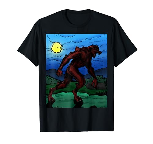 Werewolf Dogman in Moonlight