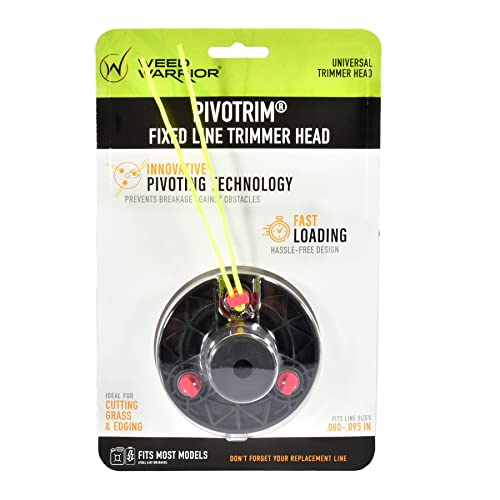 MaxPower 3317233 PivoTrim Universal Replacement Head, 3 x 3 (.080 - .095 IN) fits line sizes, Multicolor