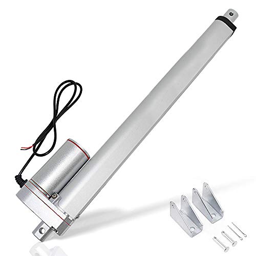 ECO-WORTHY Heavy Duty 330lbs Solar Tracker Linear Actuator Multi-Function (12V, 12')
