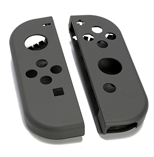 Replacement Hard Housing Shell Skin Case Cover Inner Frame for Switch NS Joy-Con Controller (Gray-Black)