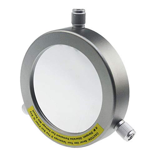 Astromania Deluxe Filter 100mm Adjustable Metal Cap for Telescope Tubes with Outer Diameter from 70mm to 92mm Aperture 75mm