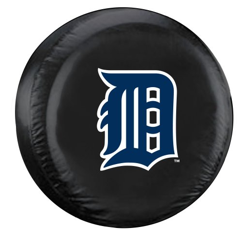 Fremont Die MLB Detroit Tigers Tire Cover, Standard Size (27-29' Diameter), Black/Team Colors