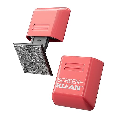 CarbonKlean ScreenKlean Tablet Screen Cleaner - for iPad, Android Tablet, & Amazon Tablet - with Carbon Microfiber Tech - Injected Pink - 1 Count