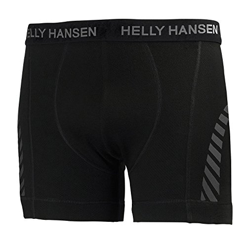Helly-Hansen 48354 Men's Lifa Merino Boxer Windblock, Black - L