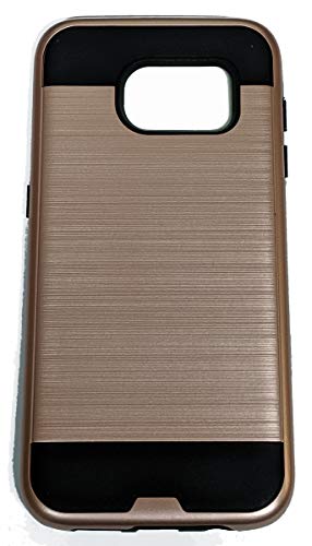 Cell Armor Hybrid Case for Samsung Galaxy S7 Edge - Rose Gold/Black