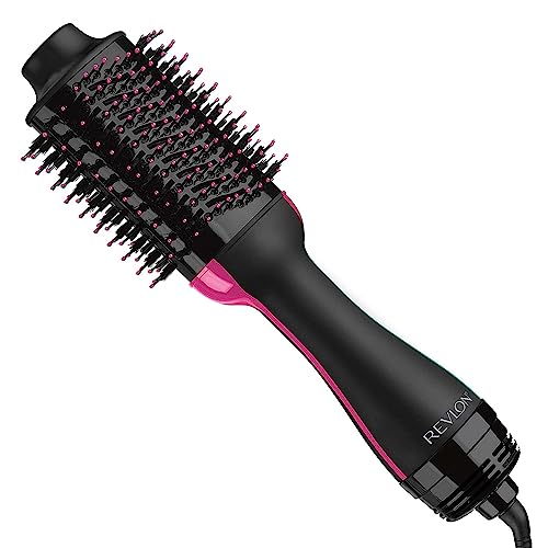 REVLON One-Step Volumizer Hair Dryer and Styler | Now with Improved Motor, Less Frizz, More Shine and Less Heat Damage for Salon-Style Blowouts | Amazon Exclusive (Black)