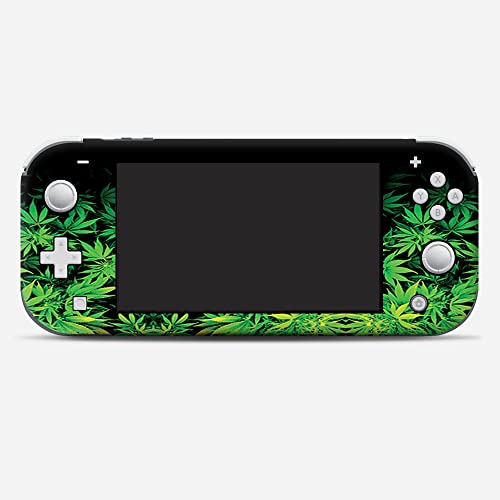 IT'S A SKIN Skins Compatible with Nintendo Switch Lite - Protective Decal Overlay Stickers Skins Cover - Weed Green Bud Marijuana Leaves