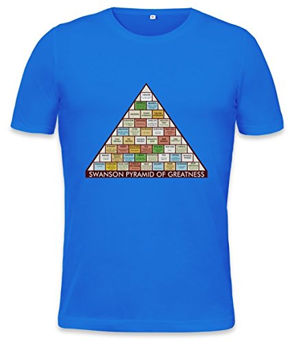 Generic Ron Swanson Pyramid of Greatness Mens T-shirt
