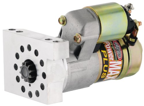 Powermaster Starter, PowerMAX Plus, 6.1:1 Gear Reduction, Natural, 153/168 Tooth Flywheel, Straight Bolt, Chevy V8, Each