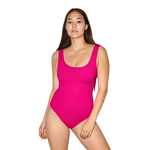 American Apparel Women's Forward Sleeveless Tank Bodysuit, Knockout Pink, 2X-Large