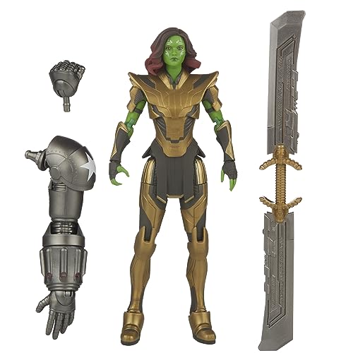 Marvel Legends Series Warrior Gamora, What If...? Collectible 6-Inch Action Figures, Ages 4 and Up 