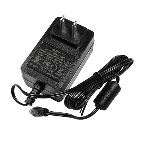 HQRP AC Adapter Charger Compatible with Black & Decker VEC012C Type 1, VEC012POB Type 1, VEC154 Type 1, VEC164 Type 1, VEC182 Type 1, VEC184POB Type 1, VEC189 Type 1, Power Supply Cord