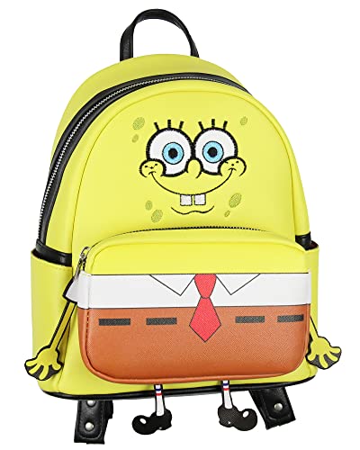 INTIMO Nickelodeon SpongeBob SquarePants Body Hanging Legs Mini Backpack