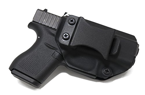Fierce Defender IWB Kydex Holster Compatible with Glock 42' Winter Warrior Series (Black)