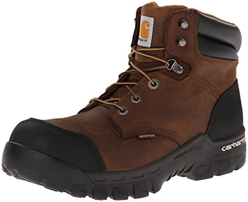 Carhartt mens Cmf6380 Rugflx6inbrncomp-m industrial and construction boots, Dark Brown Oil Tanned, 13 Wide US