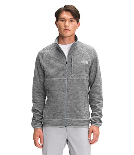 THE NORTH FACE Men's Canyonlands Full Zip Jacket, TNF Medium Grey Heather 2, Medium