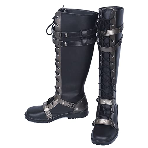 KOGOROUCOS】Nyx Ulric Kingsglaive FFXV FF15 Shoes Boots Cosplay Costume 0206009 Customizable Size(6 M USMen)