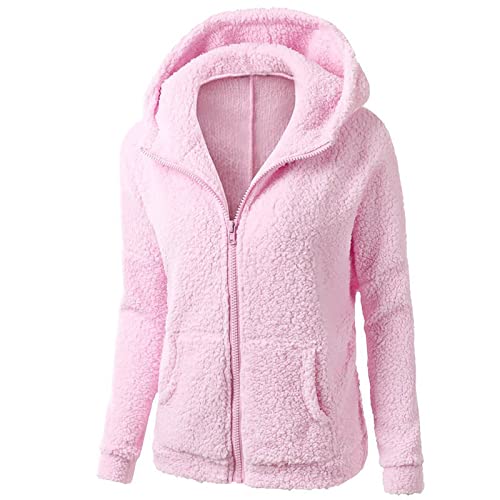 My Recent Orders Placed by Me Womens Winter Fuzzy Fleece Jacket 2023 Fall Winter Fleece Jackets Full Zip Long Sleeve Casual Soft Fuzzy Shaggy Teddy Coats Jacket Outerwear