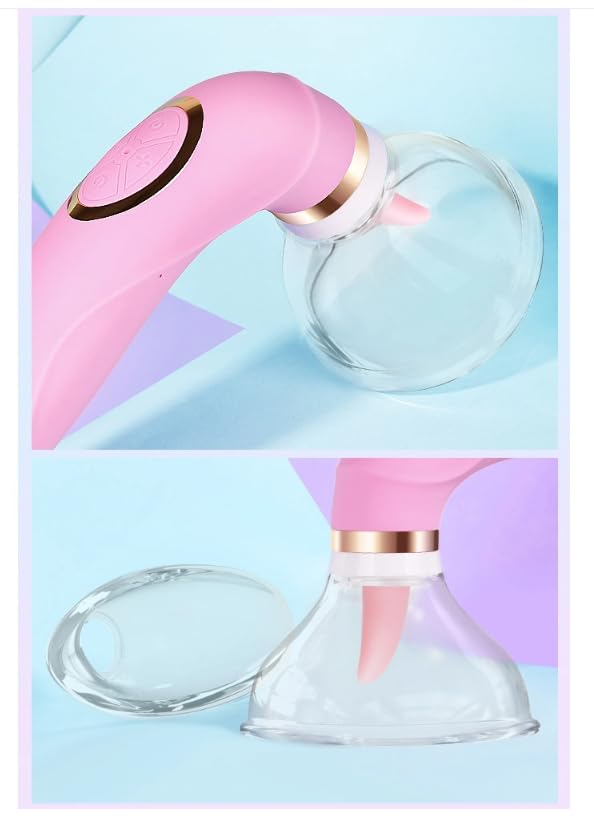Double USe Rose Stimulator Licking Tongue Whisper Quiet; Wireless Massaging Toys; Clitorial Sucking Vibrator Clitorial Sucking Toy for Women Adullt Toys for Neck Shoulder Back Body Tool