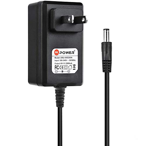 PKPOWER AC Adapter for Gold's Gym Spin 210 210U 290 290U 290C 230 230R 390 390R Stationary Bike Gym Power Spin Cycle Trainer 380 480 880 410 Elliptical GGEL63910 DC Charger