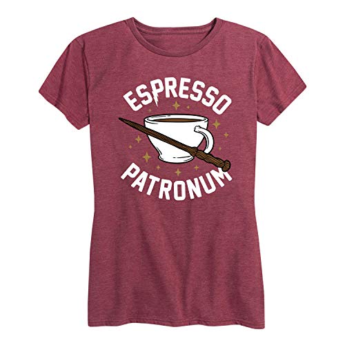 Instant Message - Espresso Patronum Sparkle - Women's Short Sleeve Graphic T-Shirt - Size Large