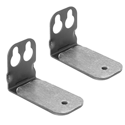 VIVO Steel Universal Dual Soundbar Wall Mount L Brackets, Extending Speaker Arm Holders, Above or Below TV, Black, Mount-SPSB1