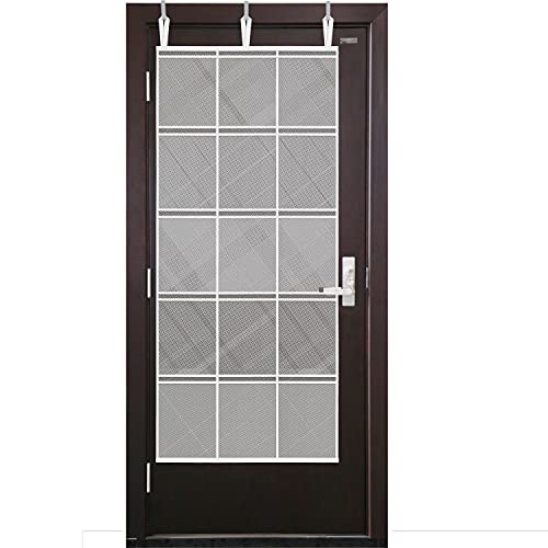 Cruise On Large Mesh Over Door Hanging Organizer 15 Pockets - White Cabin Organization Shoe Holder & Cruise Essentials Storage (24'x60')