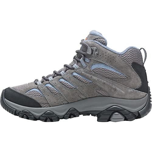 Merrell Women's Moab 3 Mid Waterproof Hiking Boot, Granite, 10