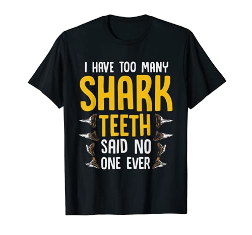 Shark teeth design Just one more shark teeth i promise T-Shirt