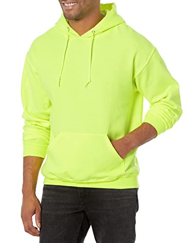 Jerzees --Men's NuBlend Fleece Sweatshirts, Hoodie-Safety Green, X-Large