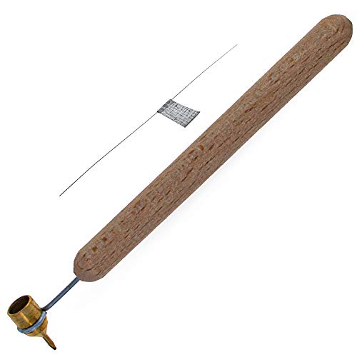 0.4 mm Medium Brass Tip Wooden Handle Kistka (Hot Wax Pen)