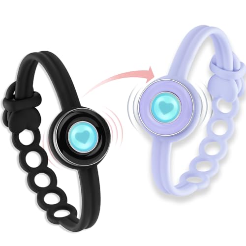 TOTWOO Long Distance Touch Bracelets for Couples-Candy Collection, Vibration & Light up for Love -Pair of Couples Bracelets |Unique Long Distance Relationship Gifts for Girlfriend Jewelry