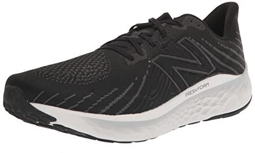 New Balance Men's Fresh Foam X Vongo V5 Running Shoe, Black/Phantom/Steel, 11.5 Wide