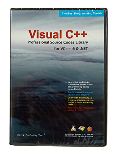 BDG PUBLISHING Visual C++ Source Code for Visual C and .NET (Windows/Macintosh)