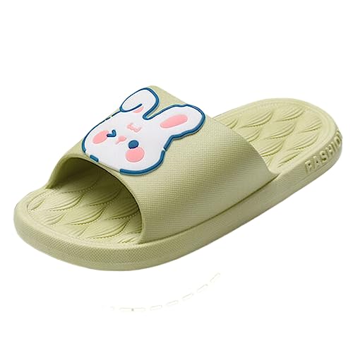 Slippers for Women and Men Non Slip Quick Drying Shower Slides Bathroom Sandals Soft Bottom Slipper Easy Clean Comfy slippers for women 05-Green, 7