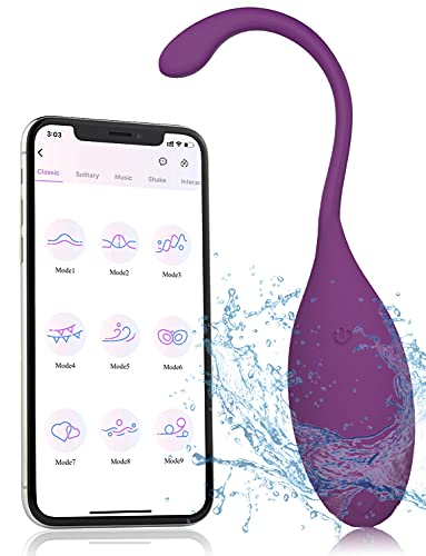 Pelvic Floor Trainers Exercise Balls with Smart App Remote Control Wireless Gifts Pelvic Floor Exerciser Waterproof for Women Personal Massager