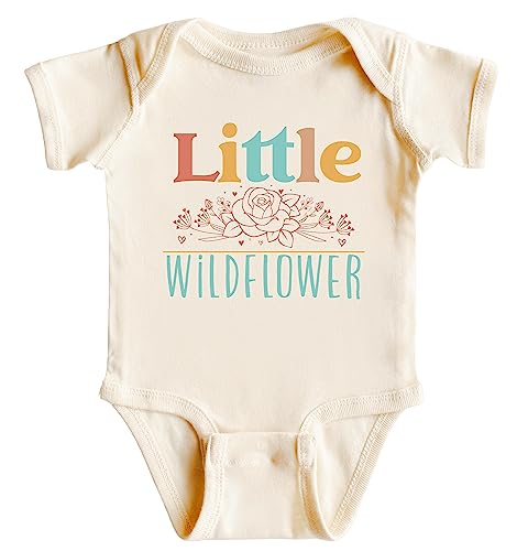 CAOMP Little Wildflower Bodysuits and T-Shirts for Baby Toddler and Youth Fun Family Outfits #00103