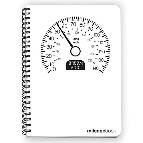 Action Mileage Book (5.75 x 8.5 inches) - Perfect for Recording Miles, Gas use, and More. - Ideal for Small Business Owners, Independent Contractors, or Corporations with a Fleet of Cars.