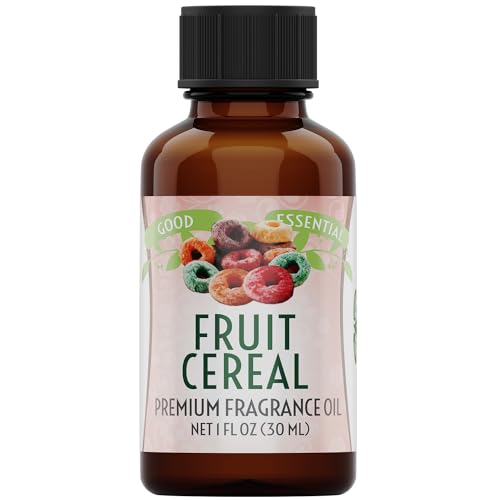Good Essential – Professional Fruit Cereal Fragrance Oil 30ml for Diffuser, Candles, Soaps, Lotions, Perfume 1 fl oz