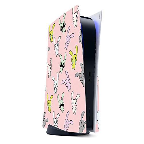 MightySkins Skin Compatible with PS5 / Playstation 5 - Bunny Bunches | Protective, Durable, and Unique Vinyl Decal wrap Cover | Easy to Apply, Remove, and Change Styles | Made in The USA