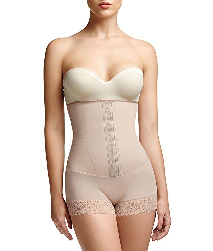 Squeem Women's 'bossa Nova' High Waist Boyshort Underwear, -Beige, 02