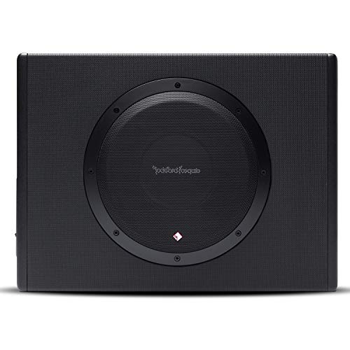 Rockford Fosgate Punch P300-10 Single 10' 300-Watt Amplified Subwoofer & Enclosure - Black