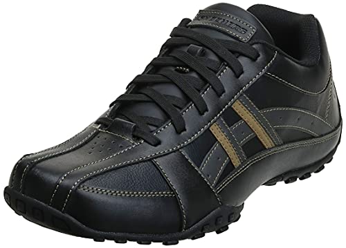 Skechers Men's Citywalk Malton Oxford Sneaker,Black,9 M US