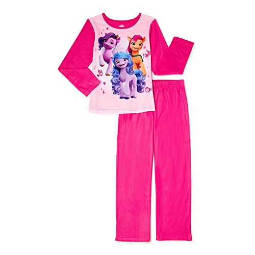My Little Pony Big Girls 2 Piece Pajamas Sleep Set (10-12) Pink