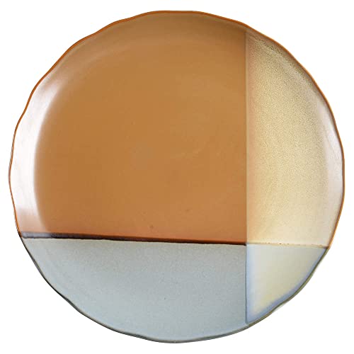 Sango Gold Dust Green Chop Plate (Round Platter)