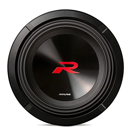 Alpine R2-W10D4 10' R-Series R2 Subwoofer, Dual 4-Ohm, 750 Watt RMS
