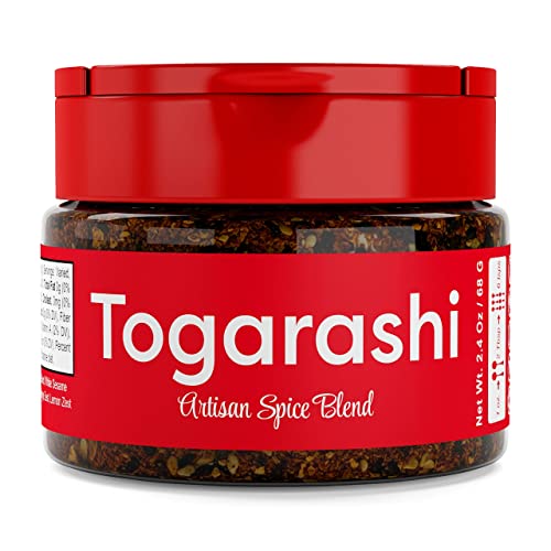 USimplySeason Togarashi Spice (2.4 oz) - Japanese-Inspired Flavor for Culinary Creations, Ideal for Seasoning, Marinades, Rubs - No Salt, Vegan, Non-GMO, Made in USA
