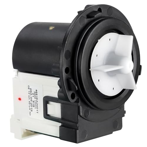 Upgraded Washer Drain Pump Motor by Techecook - Fits Kenmore & LG Washing Machines - Replaces 4681EA2001T