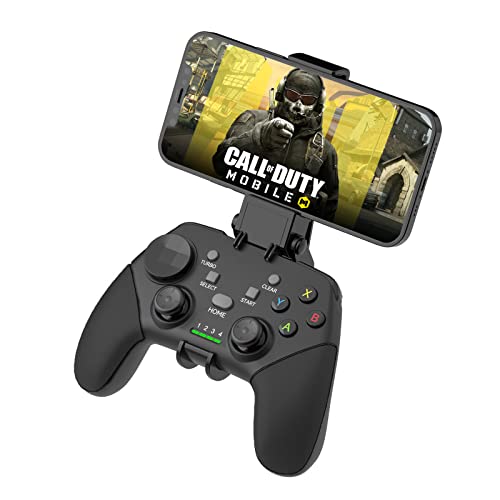 Joso Wireless Mobile Gaming Controller for iOS, Android, iPad, Tablet, PC, Phone Controller for iPhone 14/13/12/11, Galaxy S22/21, Android Phones, COD Mobile, Genshin Immpact, Cloud Gaming